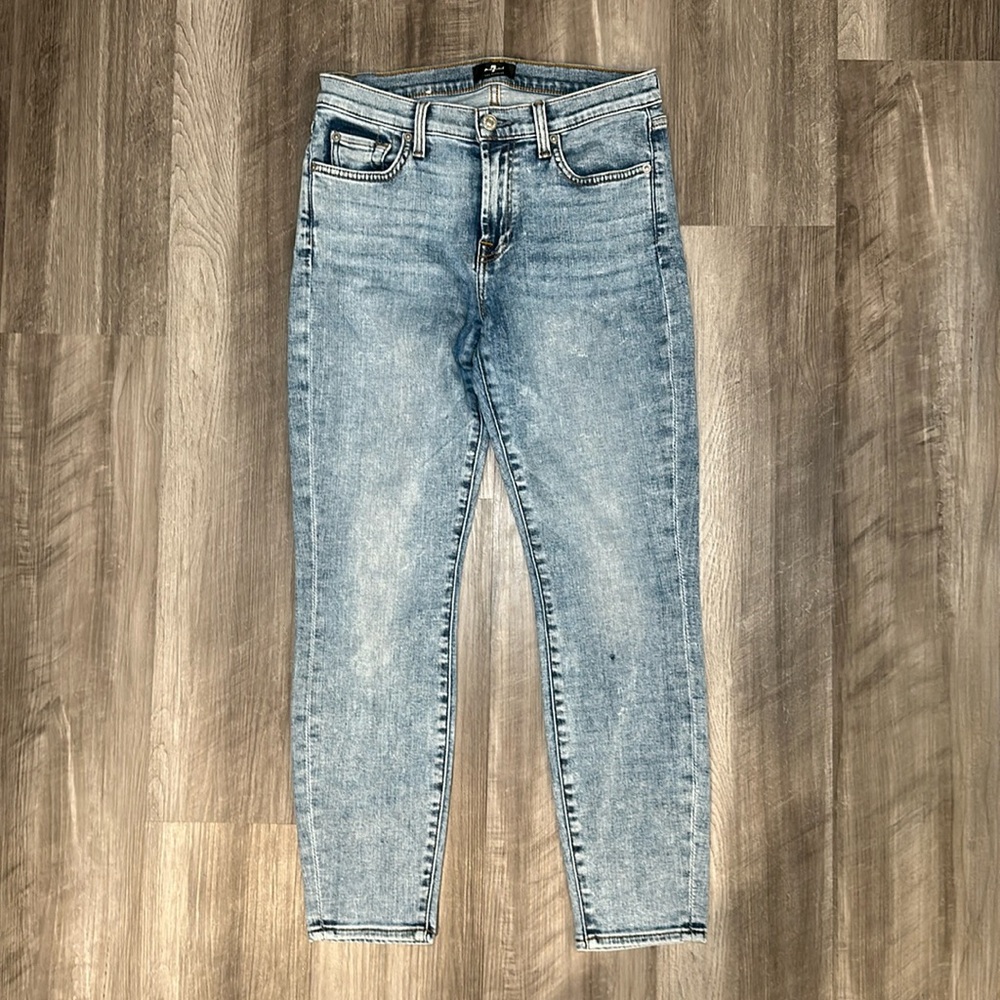 7 For All Mankind The Ankle Skinny Jeans - 29